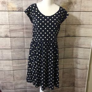 Navy Polka dot dress